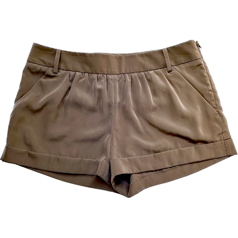 Express women’s casual Shorts Green-Brown low-waist size 4